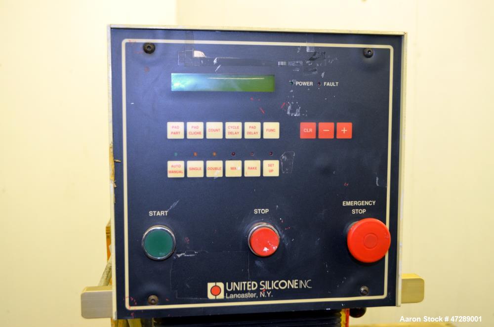 Used United Silicone Uni-Printer Pad Printer, Model UP308.