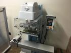 Used Tosh Logica Pad Printer, Model L-02-4C. Four color, (4) 70mm diameter mag ink cups, (4) 70 mm CR blades, (4) 100 x 250 x 10 mm cliche supports, (4) XY axis adjustable pad holders, foot pedal, ad...