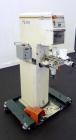 Used Tampo Print Pad Printer, Model Hermetic 61. Single cycle, approximately 1300-1400 per hour. Ink doctoring cup 60 mm, cliché size 70 mm x 140 mm, maximum print image size 55 mm. Includes foot ped...