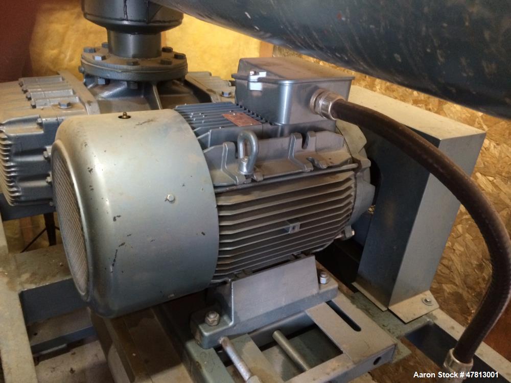Used Railcar unloading system with dual 40 HP motors.