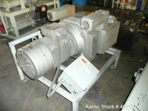 Used Becker Pneumatic Conveyor, model VTLF400. Driven by a 17 hp (13.2 kw), 3/60 motor. Includes an inline filter. Built 2002.