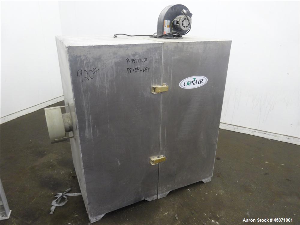 Used Conair Vacuum Loading System Consisting Of: (1) Gardner Denver 5MQ Positive Displacement Blower, Model GAEMJPA0178, Serial#S188820. Approximate 521 CFM at 2850 rpm at 7 PSIG. Driven by a 7.5hp, ...