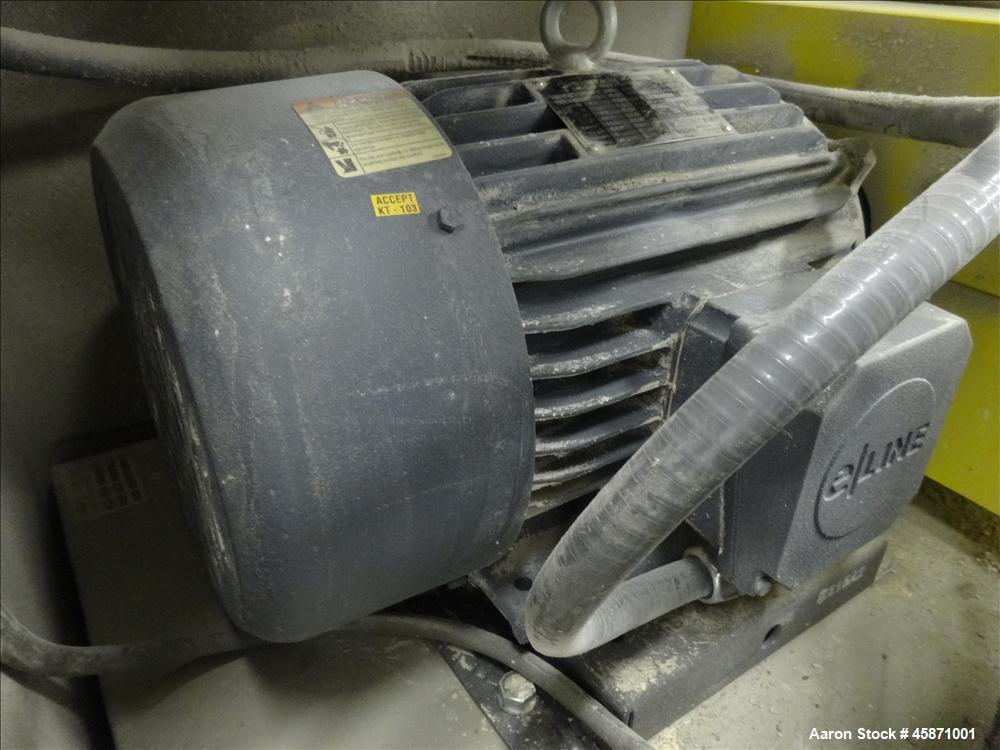 Used Conair Vacuum Loading System Consisting Of: (1) Gardner Denver 5MQ Positive Displacement Blower, Model GAEMJPA0178, Serial#S188820. Approximate 521 CFM at 2850 rpm at 7 PSIG. Driven by a 7.5hp, ...