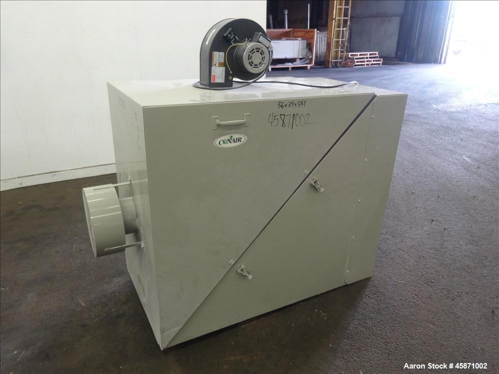 Used Conair Vacuum Loading System Consisting Of: (1) Roots Rotary Lobe Positive Displacement Blower, Model 45JRB, Serial#1301963840. Approximate 197 CFM at 3600 RPM. Driven by a 7.5hp, 3/60/230/460 v...