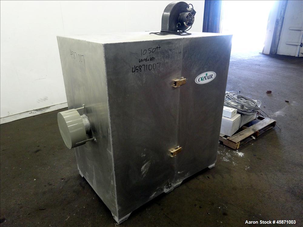 Used Conair Vacuum Loading System Consisting Of: (1) Gardner Denver 5MQ Positive Displacement Blower, Model GAEMJPA0178, Serial# S188816. Approximate 521 CFM at 2850 rpm at 7 PSIG.  Driven by a 10hp,...