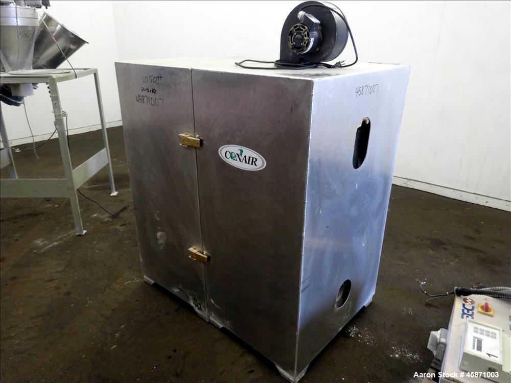 Used Conair Vacuum Loading System Consisting Of: (1) Gardner Denver 5MQ Positive Displacement Blower, Model GAEMJPA0178, Serial# S188816. Approximate 521 CFM at 2850 rpm at 7 PSIG.  Driven by a 10hp,...