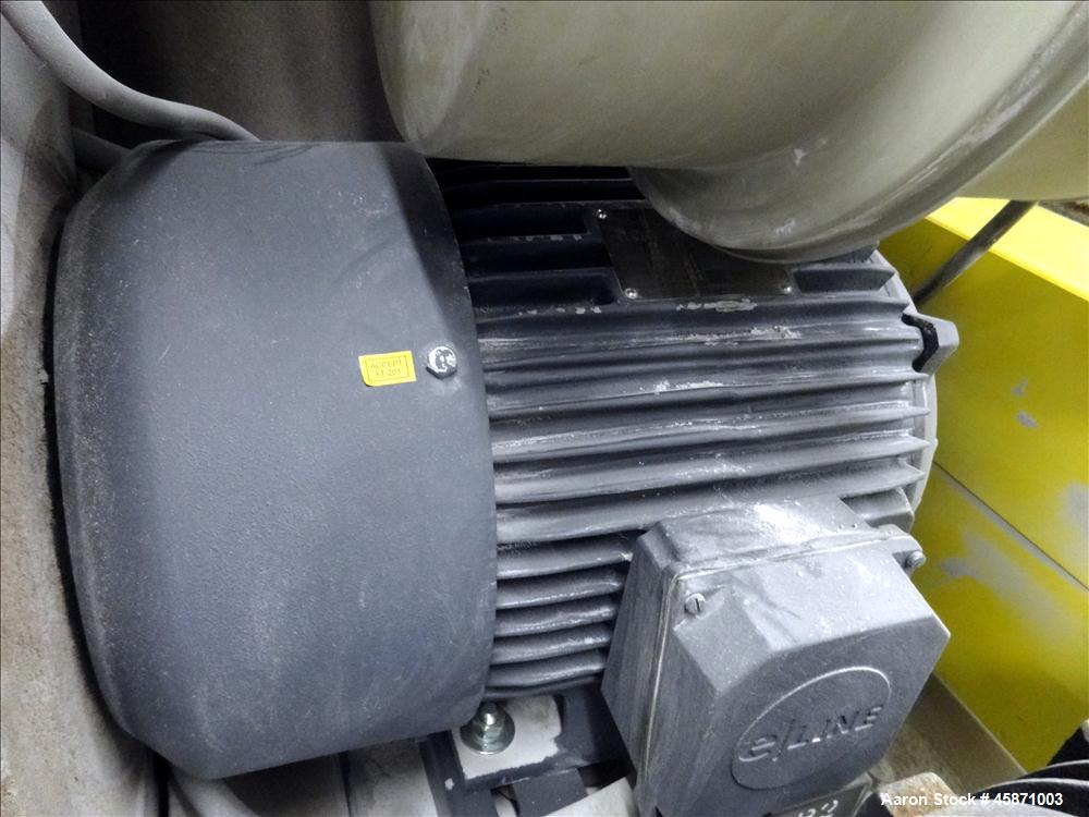 Used Conair Vacuum Loading System Consisting Of: (1) Gardner Denver 5MQ Positive Displacement Blower, Model GAEMJPA0178, Serial# S188816. Approximate 521 CFM at 2850 rpm at 7 PSIG.  Driven by a 10hp,...