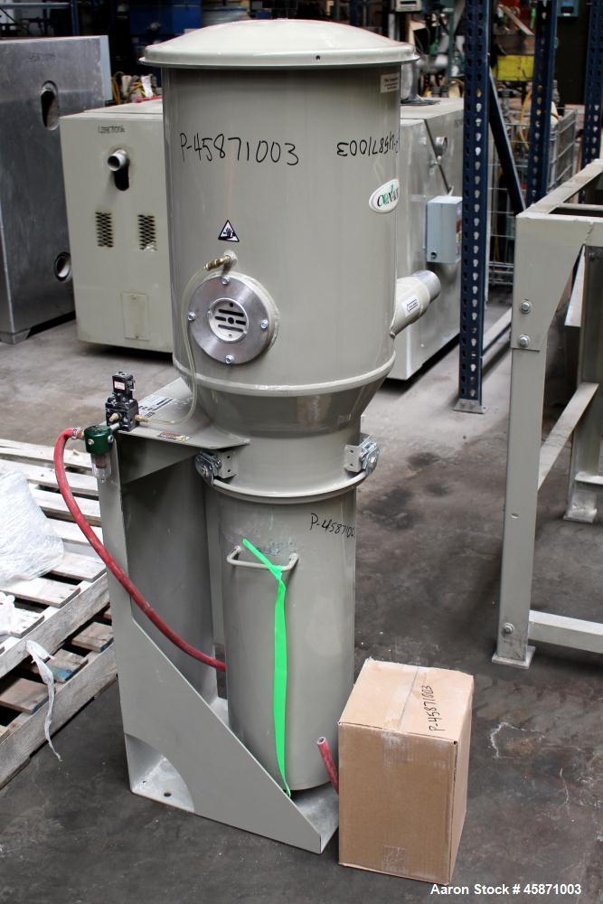 Used Conair Vacuum Loading System Consisting Of: (1) Gardner Denver 5MQ Positive Displacement Blower, Model GAEMJPA0178, Serial# S188816. Approximate 521 CFM at 2850 rpm at 7 PSIG.  Driven by a 10hp,...