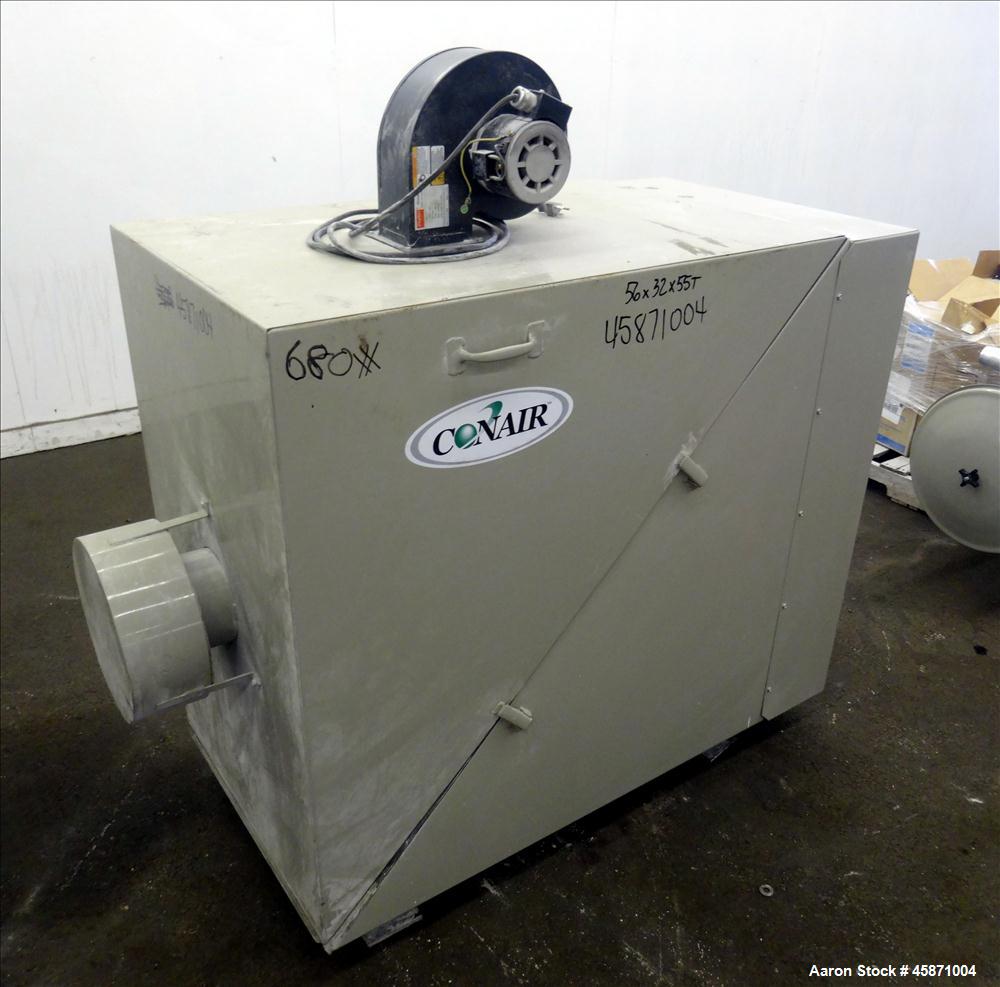 Used Conair Vacuum Loading System Consisting Of: (1) Gardner Denver 4MQ Positive Displacement Blower, Model GACMJNA0178, Serial#S161935. Approximate 359 CFM at 3600 rpm at 7 PSIG.  Driven by a 7.5hp,...