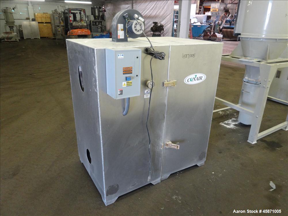 Used Conair Vacuum Loading System Consisting Of: (1) Gardner Denver 6MQ Positive Displacement Blower, Model GAFMDPA0177, Serial# S192621. Approximate 794 CFM at 2350 rpm at 7 PSIG.  Driven by a 10hp,...