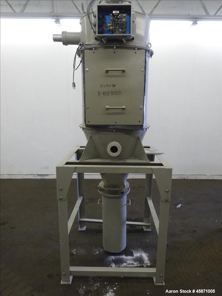 Used Conair Vacuum Loading System Consisting Of: (1) Gardner Denver 6MQ Positive Displacement Blower, Model GAFMDPA0177, Serial# S192621. Approximate 794 CFM at 2350 rpm at 7 PSIG.  Driven by a 10hp,...