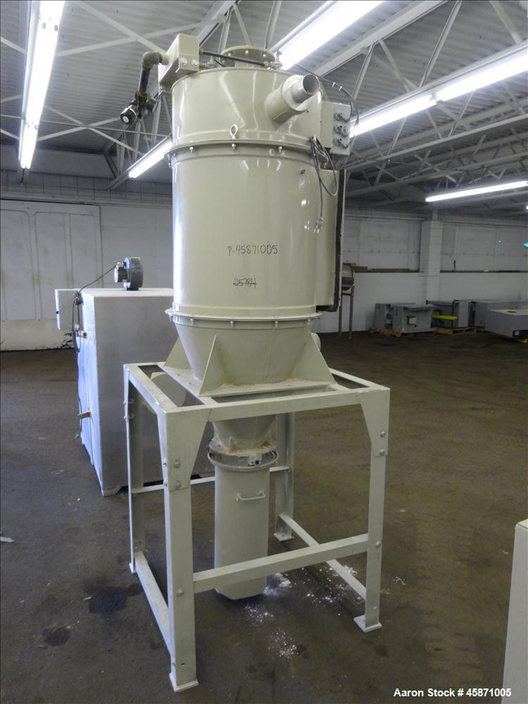 Used Conair Vacuum Loading System Consisting Of: (1) Gardner Denver 6MQ Positive Displacement Blower, Model GAFMDPA0177, Serial# S192621. Approximate 794 CFM at 2350 rpm at 7 PSIG.  Driven by a 10hp,...