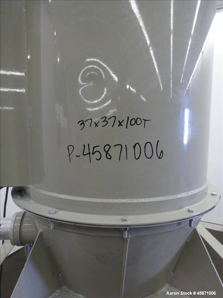 Used Conair Vacuum Loading System Consisting Of: (1) Gardner Denver 4MQ Positive Displacement Blower, Model GACMJPA018, Serial# S161928. Approximate 359 CFM at 3600 rpm at 7 PSIG.  Driven by a 10hp, ...