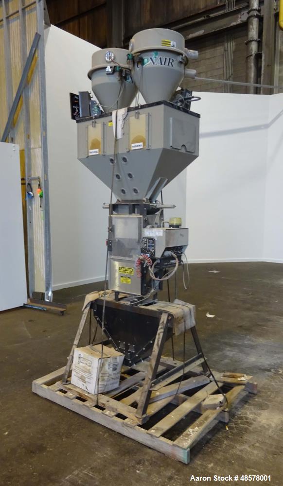 Used Conair 2-Compartment Weigh Scale Gravimetric Blender, Model WSB-421.