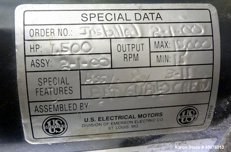 Used Foremost Machine Builders Vacuum Conveying Push & Pull System, Model P-30-45
