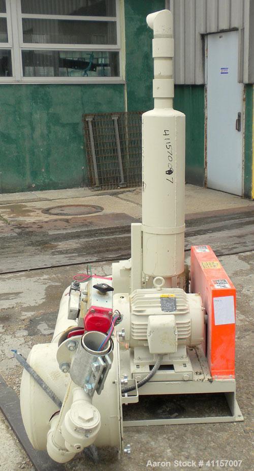 Used Adaptive Engineering and Fabrication Vacuum Loading System consisting of: (1) Sutorbilt Legend Series medium pressure vertical rotary positive displacement blower, model GAEMDPA, size 5MP. Appro...