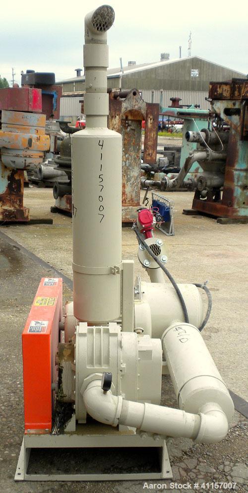 Used Adaptive Engineering and Fabrication Vacuum Loading System consisting of: (1) Sutorbilt Legend Series medium pressure vertical rotary positive displacement blower, model GAEMDPA, size 5MP. Appro...