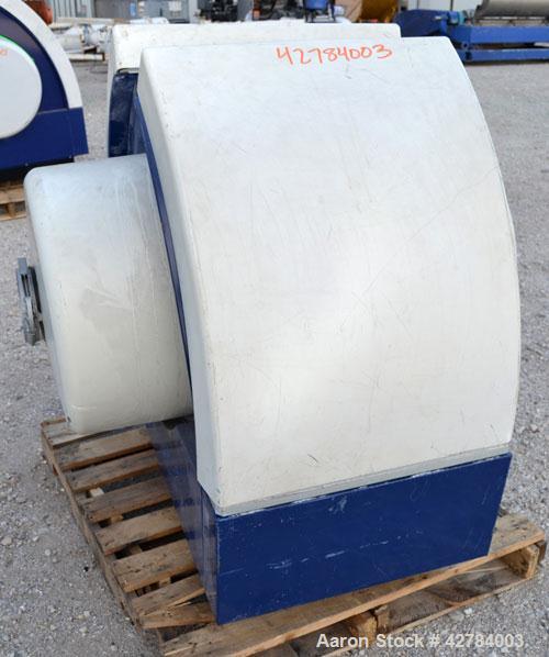 Used Kongsklide High Pressure Multiair Blower, Type 1100, Carbon Steel. Rated approximately 1699 cubic meter an hour air volume (1000 cfm). Driven by a 10 hp, 3/60/230/460 volt, 3500 rpm motor.