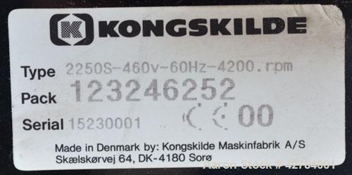 Used Carbon Steel Kongskilde High Pressure Multiair Blower, Type 2250S