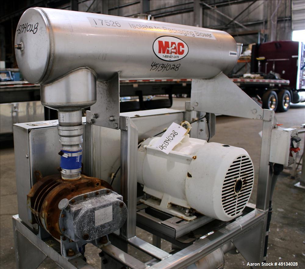 Used MAC Equipment Vacuum Loading System Consist