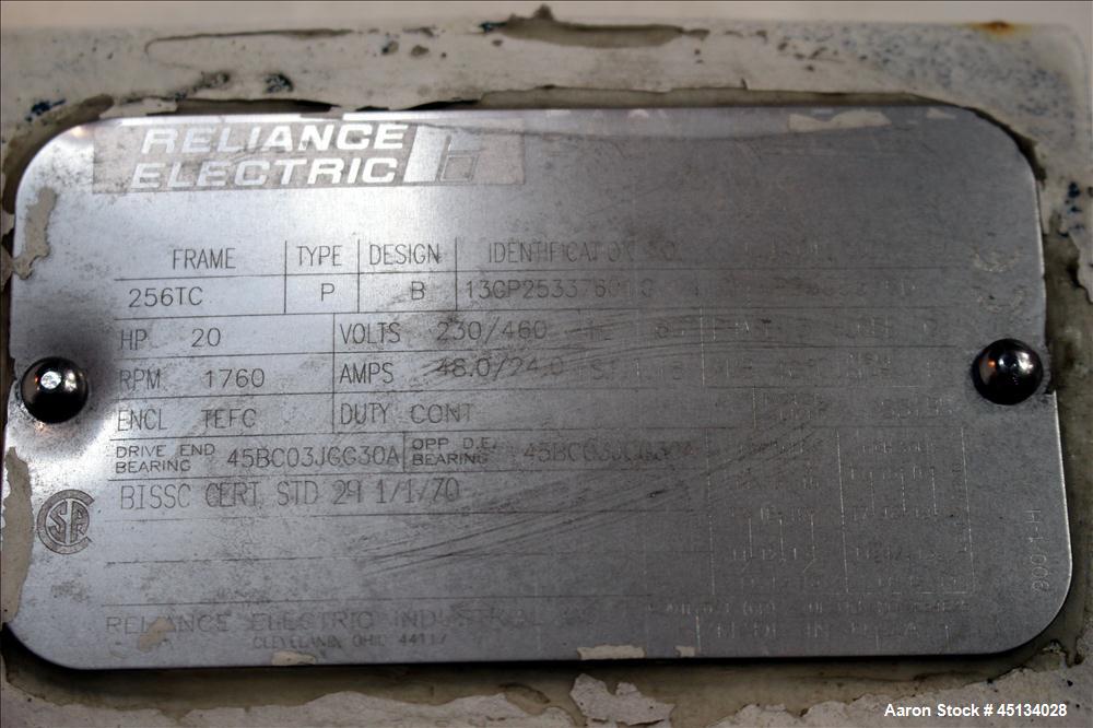 Used MAC Equipment Vacuum Loading System Consisting Of: (1) Sutorbilt Legend Series Medium Pressure Horizontal Rotary Positive Displacement Blower, odel GACMDPA, catalog# 4MP, serial# S215377. Approx...