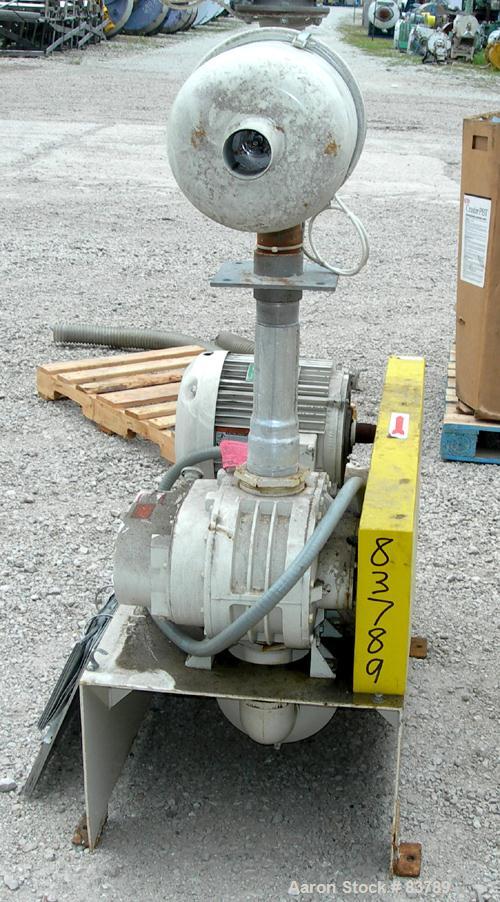 USED: Mould Tek Vacuum Conveying System, model VP1500, carbon steel, consisting of (1) Sutorbilt rotary positive displacement blower, model 5MP. Approximate capacity 292 cfm at 12.3 bhp at 7 psi. .21...