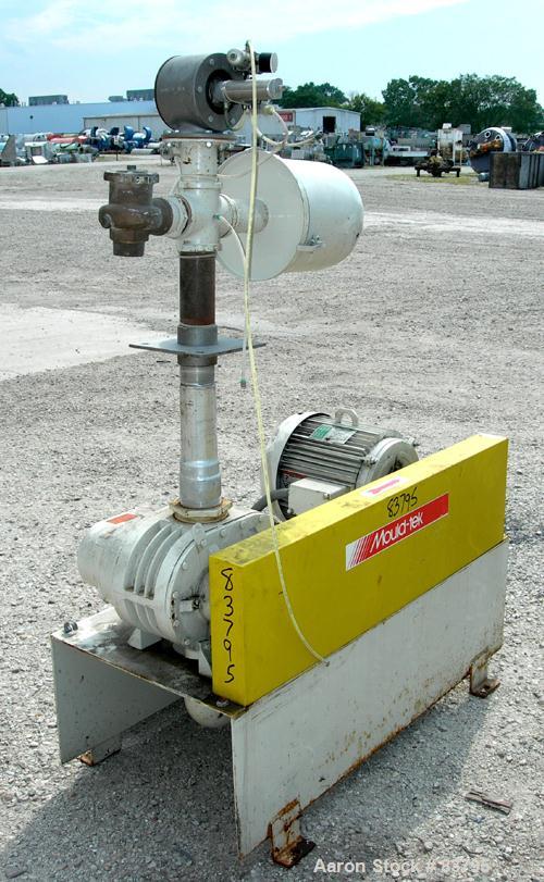 USED: Mould Tek Vacuum Conveying System, model VP1500, carbon steel, consisting of (1) Sutorbilt rotary positive displacement blower, model 5MP. Approximate capacity 292 cfm at 12.3 BHP at 7 psi. .21...