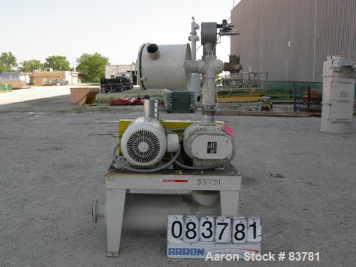 USED: Mould Tek vacuum conveying system model VP2500, carbon steel. Consisting of (1) Sutorbilt rotary positive displacement blower model 6MP. Approx capacity 558 cfm at 22.4 BHP at 7 psi. .383 displ...