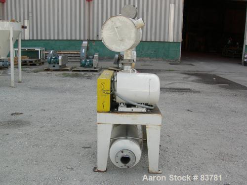 USED: Mould Tek vacuum conveying system model VP2500, carbon steel. Consisting of (1) Sutorbilt rotary positive displacement blower model 6MP. Approx capacity 558 cfm at 22.4 BHP at 7 psi. .383 displ...