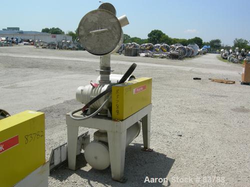 USED: Mould Tek vacuum conveying system model VP2500, carbon steel. Consisting of (1) Sutorbilt rotary positive displacement blower model 6MP. Approx capacity 558 cfm at 22.4 bhp at 7 psi. .383 displ...