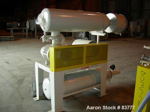 Used Mould Tek Vacuum Conveying System model VP3000, carbon steel, consisting of (1) Sutorbilt rotary positive displacement blower model 6MP. Approximate capacity 558 cfm at 22.4 bhp at 7 psi. .383 d...
