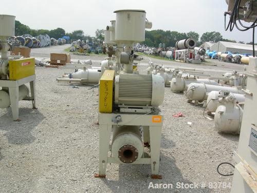 USED: Mould Tek vacuum conveying system model VP3000, carbon steel. Consisting of (1) Sutorbilt rotary positive displacement blower model 6MP. Approx capacity 558 cfm at 22.4 bhp at 7 psi. .383 displ...