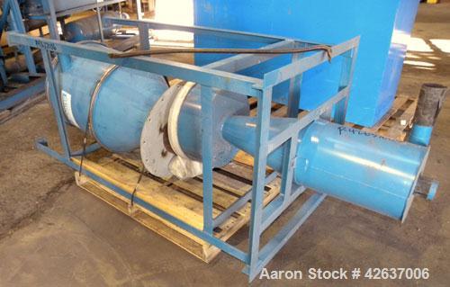 Used Novatec Loading/Unloading System, Model VPV-50, Consisting Of: (2) Roots horizontal rotary positive displacement blowers, model 68U-RAI, carbon steel. Each rated 495 CFM at 15’’ HGV at 22.7 BHP....