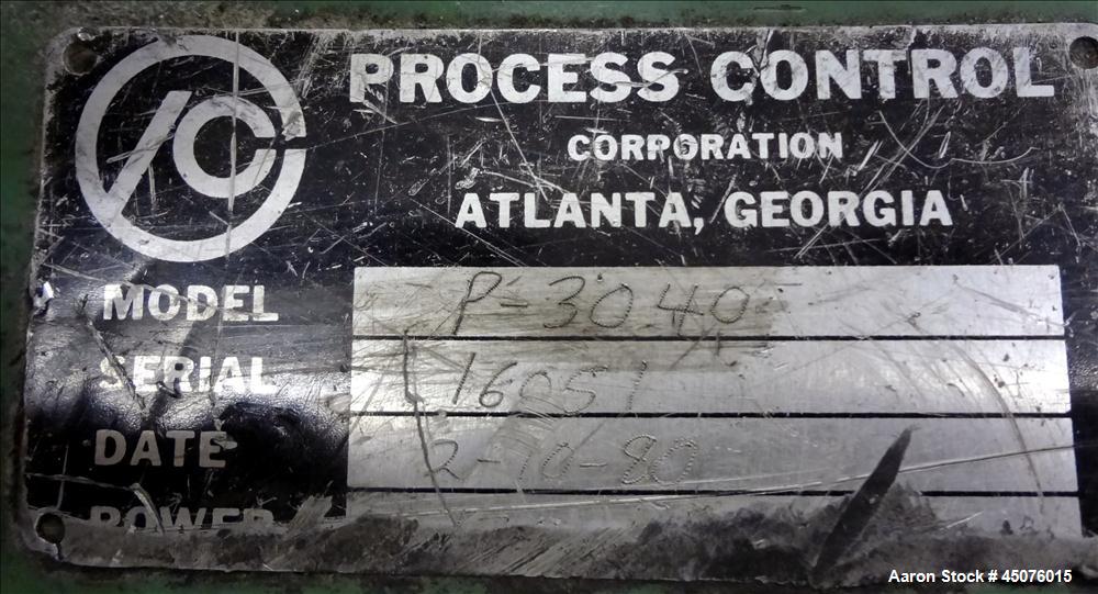 Used Process Control Vacuum Conveying Push & Pull System, Model P3040