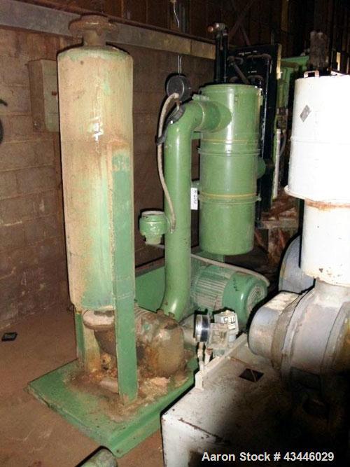Used Process Control Push Pull Railcar Unloding System. Includes a (2) 30hp blowers with filter and silencers, dust collector with rotary airlock, and control panel.