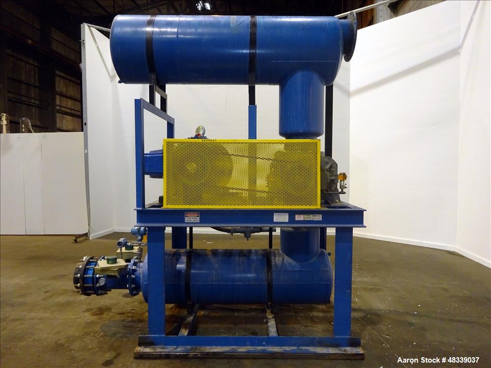 Used Roots RCS Series Horizontal Rotary Lobe Blower, Model 824 RCS, Carbon Stee