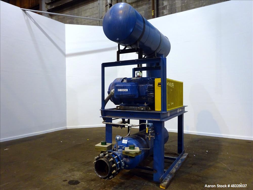 Used Roots RCS Series Horizontal Rotary Lobe Blower, Model 824 RCS, Carbon Stee