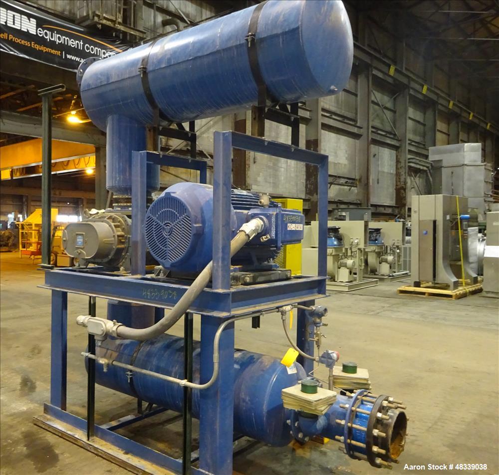 Used Roots RCS Series Horizontal Rotary Lobe Blower, Model 824 RCS, Carbon Stee