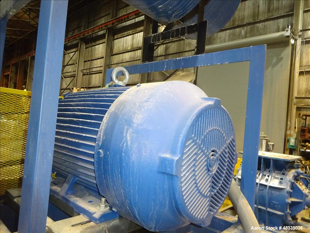 Used Roots RCS Series Horizontal Rotary Lobe Blower, Model 824 RCS, Carbon Stee