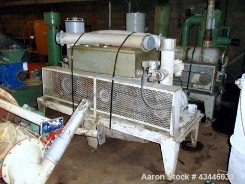Used Shick Push Pull Railcar Unloding System. Includes a 60hp blower with silencer, and dust collector.