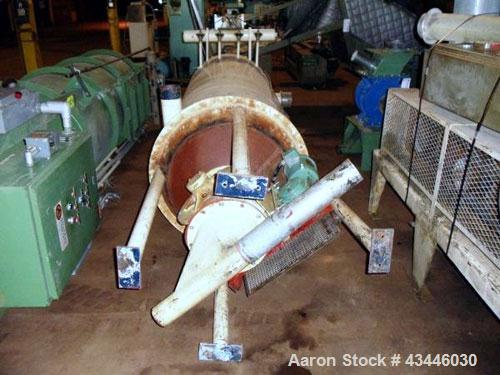 Used Shick Push Pull Railcar Unloding System. Includes a 60hp blower with silencer, and dust collector.