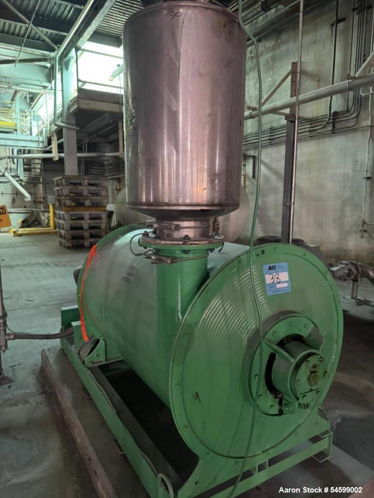 Used Vacuum Conveying System Consisting of: (1) Spencer Vacuum Cleaner, Model# 36-STA.V.C, Serial# 209686. With 50-Horsepower Motor. (1) Xchanger Air Heat Exchanger, Model# AA-1000, Serial# 0905-B953...