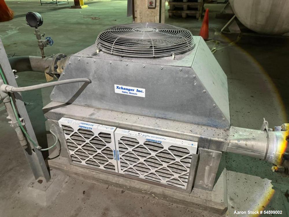 Used Vacuum Conveying System Consisting of: (1) Spencer Vacuum Cleaner, Model# 36-STA.V.C, Serial# 209686. With 50-Horsepower Motor. (1) Xchanger Air Heat Exchanger, Model# AA-1000, Serial# 0905-B953...