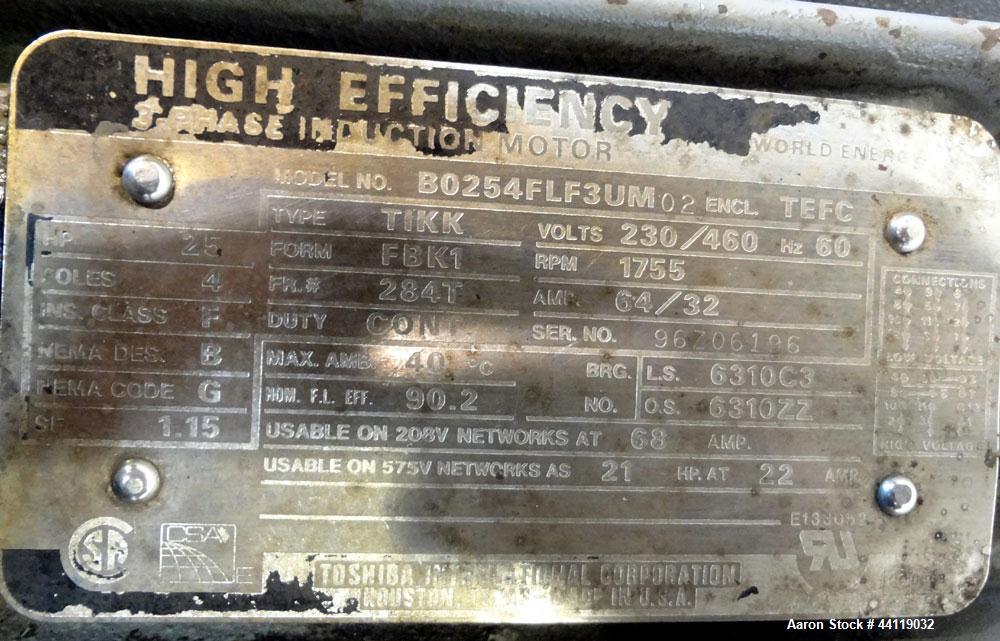 Used Gardner Denver Sutorbilt Legend Series Medium Pressure Horizontal Rotary Positive Displacement Blower, Model 5MP