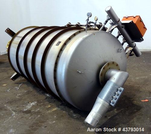 Used Premier Pneumatics Vacuum Loading System Consisting Of: (1) Premier Pneumatics Filter Receiver, model FRC-R-E-24-58-185B, 304 stainless steel, (1) Premier Pneumatics rotary valve, model MDRFS151...