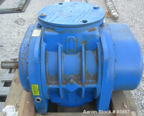 Used Sutorbilt Rotary Positive Displacement Blower, Model 711-4500-RHBD. Pressure rated to 15 PSI. Vacuum rated to 16" HG or greater. 10" inlet/outlet. No motor.