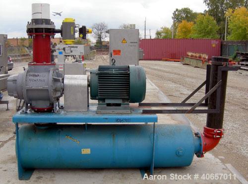 Used Carbon Steel Sutorbilt Legend Series Medium Pressure Horizontal Rotary Positive Displacement Blower, Model 8MP