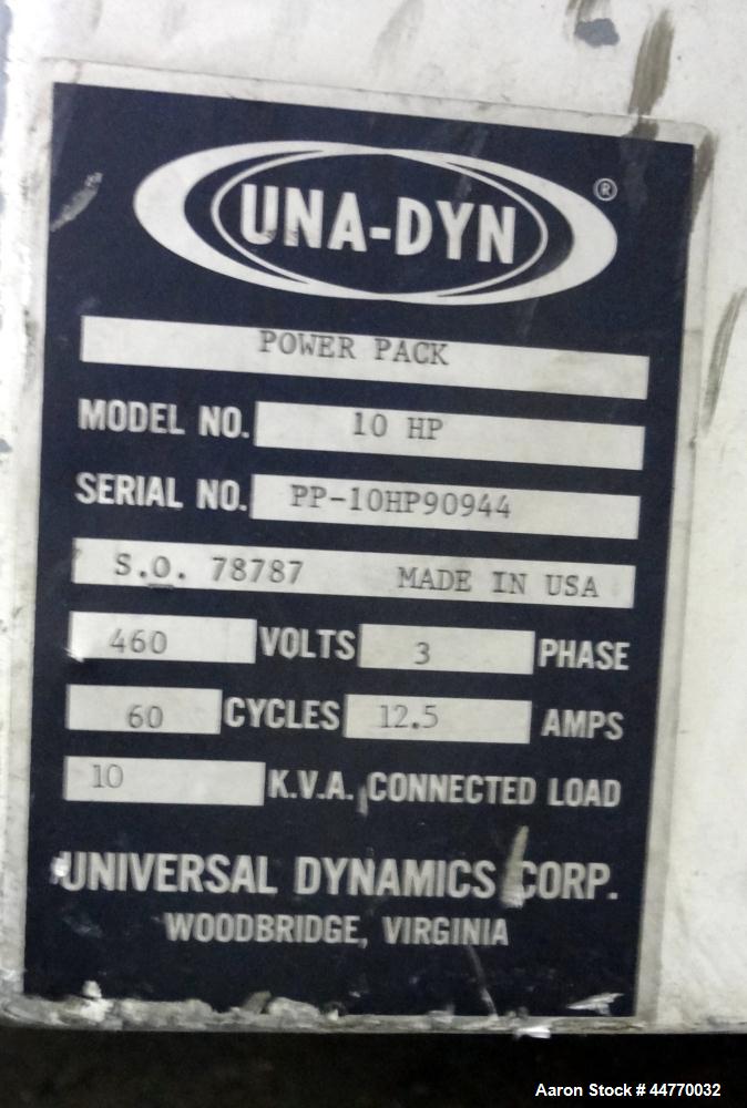 Used Una-Dyn Vacuum Conveying System
