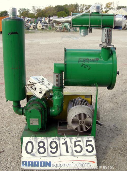 USED: Vac-U-Max vacuum conveying system consisting of: (1) Sutorbilt low pressure vertical rotary positive displacement blower model 5MVL-8HC. Approximate capacity 882 cfm at 33.1 bhp at 7 psi.  .350...