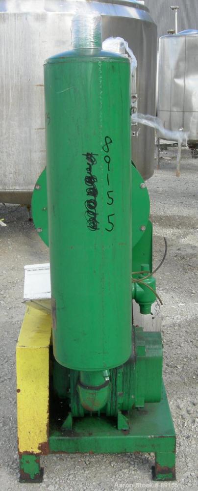 USED: Vac-U-Max vacuum conveying system consisting of: (1) Sutorbilt low pressure vertical rotary positive displacement blower model 5MVL-8HC. Approximate capacity 882 cfm at 33.1 bhp at 7 psi.  .350...